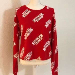 Netflix “Stranger Things” Graphic-Print Sweatshirt
